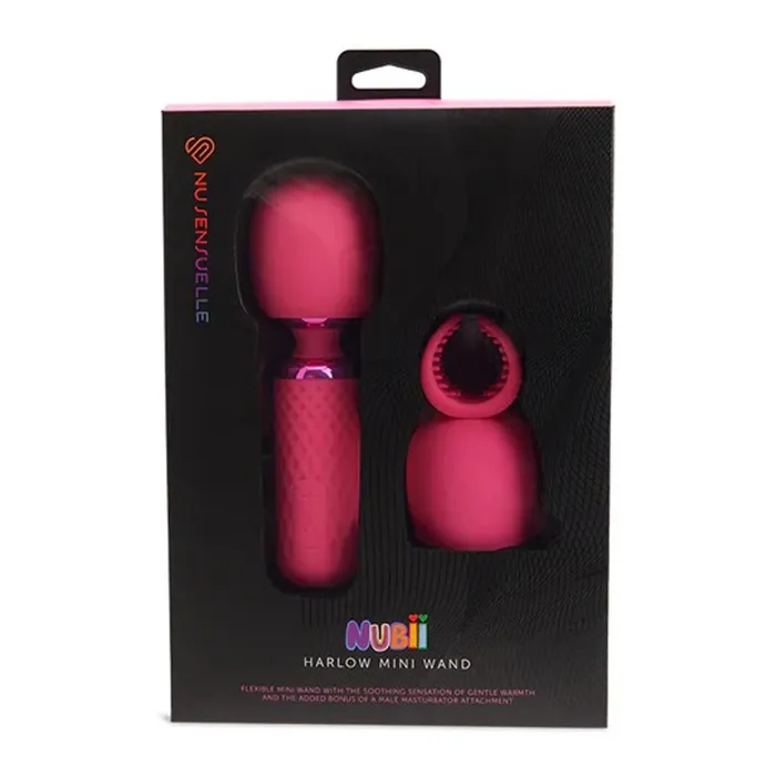 Nu Sensuelle Vibrators Nu Sensuelle Nubii Harlow Mini Wand Pink Nu Sensuelle Vibrators Nu Sensuelle Nubii Harlow Mini Wand Pink