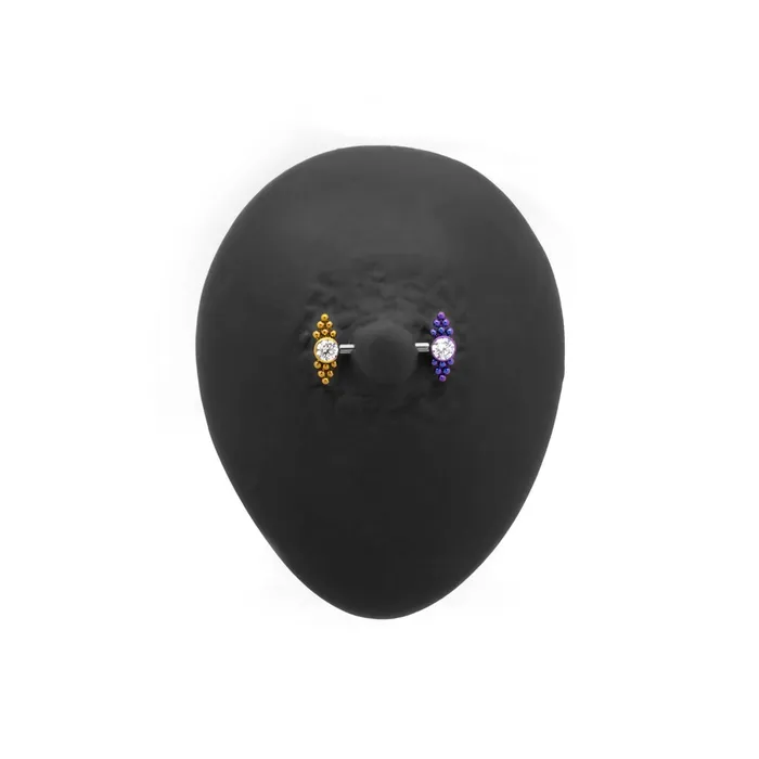 Tilum Titanium Jeweled Side Mount Bead Clusters Threadless Top Price Per 1 Tilum Vibrators