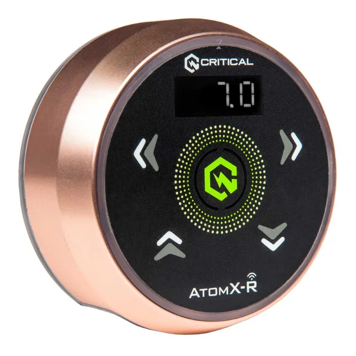 Vibrators Critical Tattoo Critical Tattoo Atom XR Power Supply Rose Gold with Black Overlay
