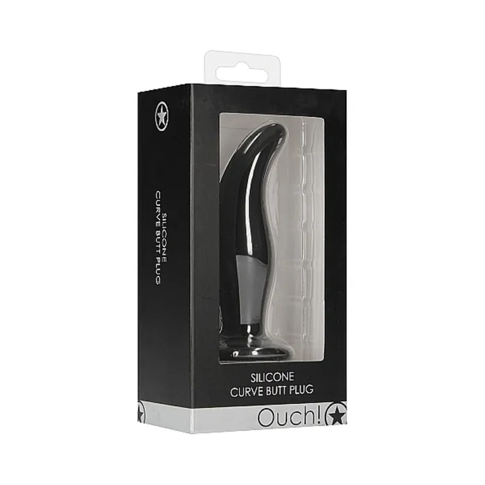 Anal Fairvillacom Ouch Curve Butt Plug Black Anal Fairvillacom Ouch Curve Butt Plug Black
