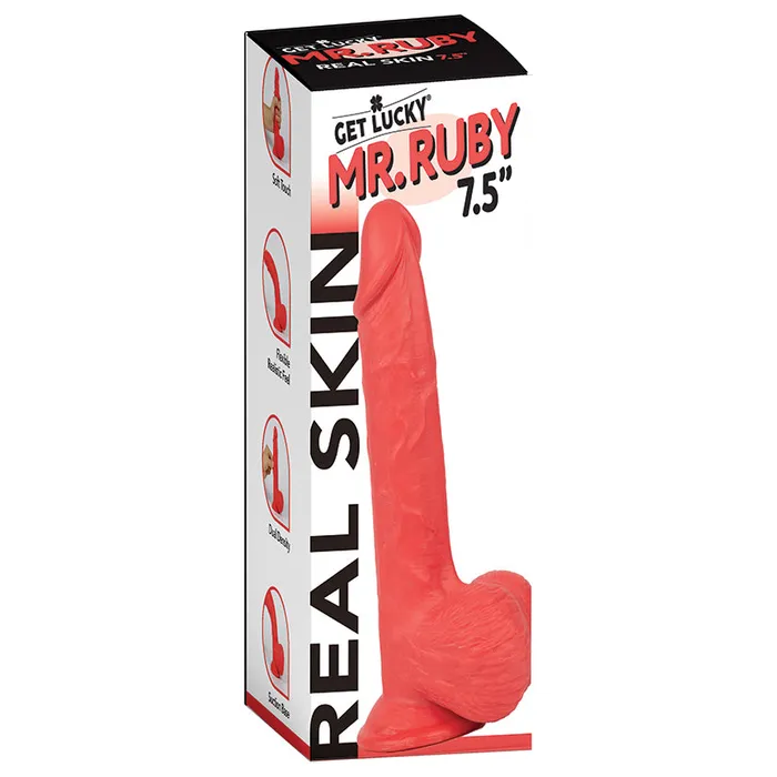 Dildos Get Lucky Mr Ruby 75 Dual Layer Dong Fairvillacom