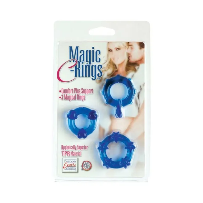 Fairvillacom Anal Magic C Rings Set Of 3 Blue