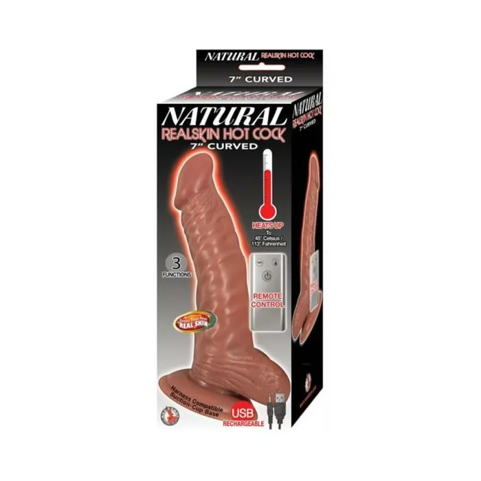 Fairvillacom Dildos Natural Realskin Hot Cock Curved 7 inches Brown Dildo Fairvillacom Dildos Natural Realskin Hot Cock Curved 7 inches Brown Dildo