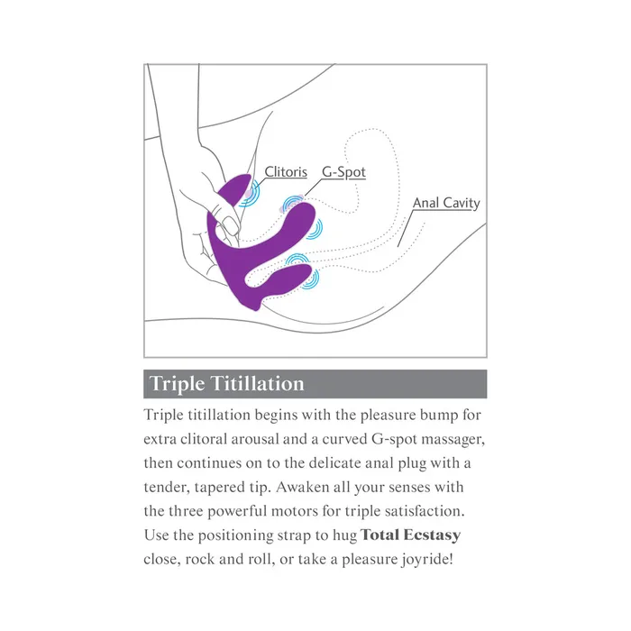 Fairvillacom Vibrators Threesome Total Ecstasy Purple