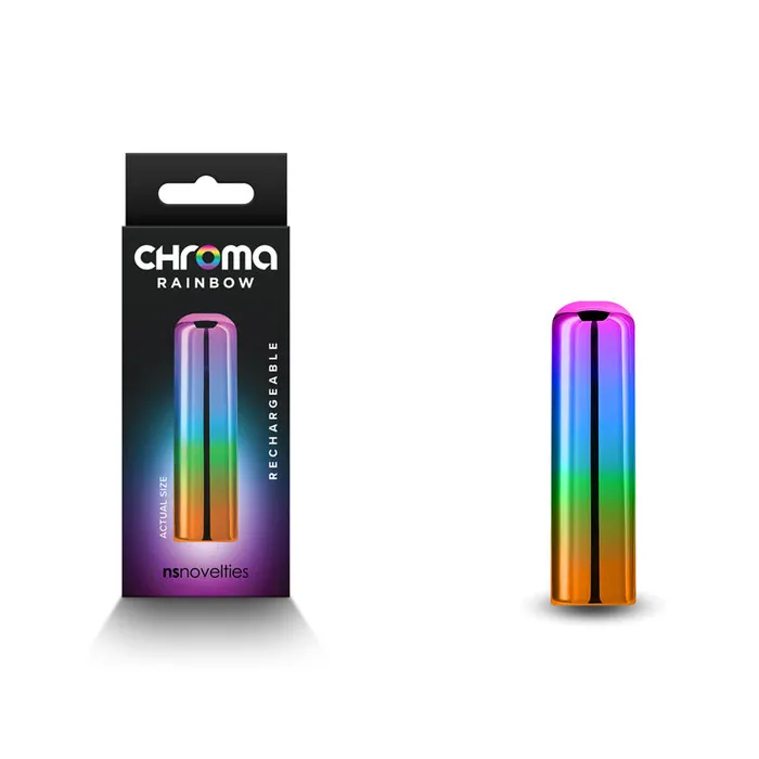ShhhWndsr Female Sex Toys Chroma Rainbow 68 cm USB Rechargeable Slimline Bullet Vibrator SMALL ShhhWndsr Female Sex Toys Chroma Rainbow 68 cm USB Rechargeable Slimline Bullet Vibrator SMALL