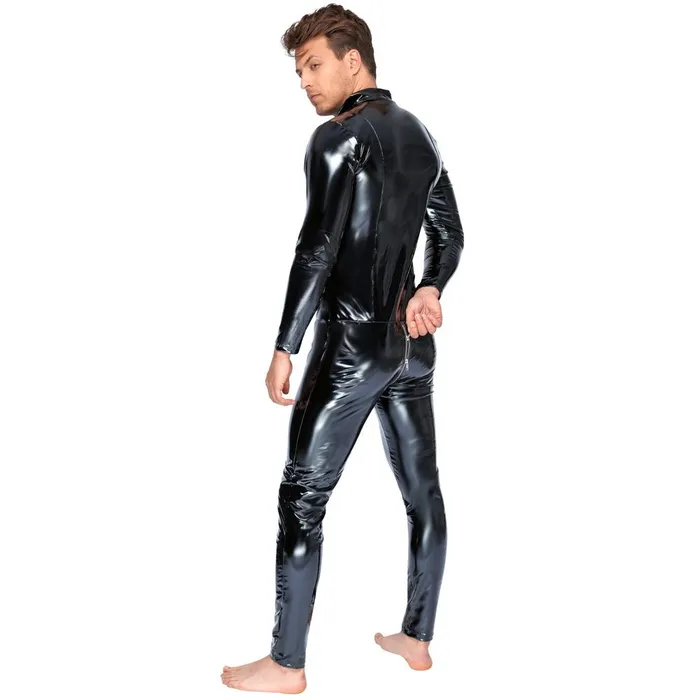 Black Level Anal Black Level Vinyl Jumpsuit With Zip Black Black Level Anal Black Level Vinyl Jumpsuit With Zip Black