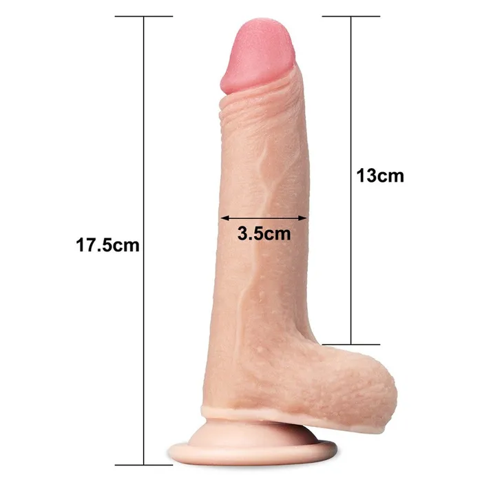 Dildos Lovetoy Lovetoy Sliding Skin Dildo 7 Inch Dildos Lovetoy Lovetoy Sliding Skin Dildo 7 Inch