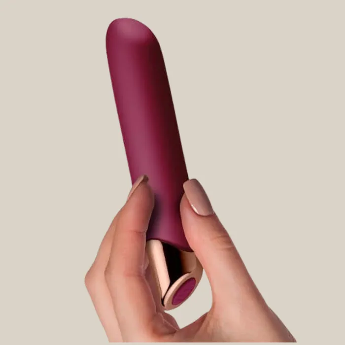 Female Sex Toys Rocks Off Ltd Rocks Off Chaiamo 10 Function Rechargeable Classic Vibrator Burgundy