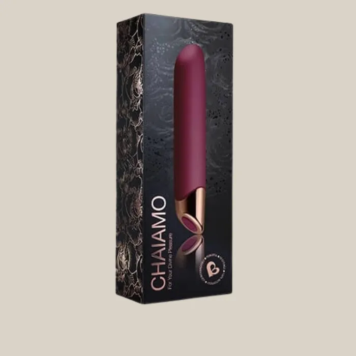 Female Sex Toys Rocks Off Ltd Rocks Off Chaiamo 10 Function Rechargeable Classic Vibrator Burgundy
