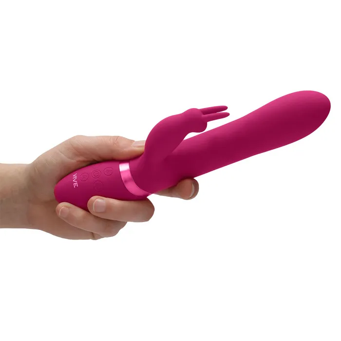 Female Sex Toys Shots Toys Vive Amoris Pink Rabbit Vibrator With Stimulating Beads