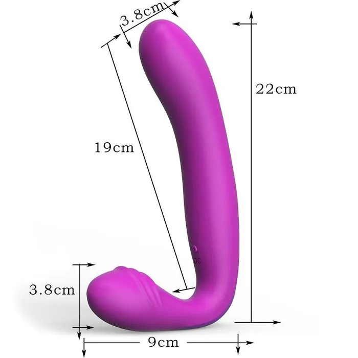 Kinkstasy Female Sex Toys Wild Desires Strapless Vibrating Strap on GSpot Stimulatior
