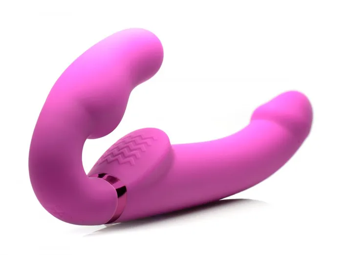 Kinkstasy The ErgoFit Remote Control Inflatable Vibrating Strapon Female Sex Toys
