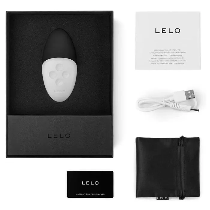 Lelo SIRI Version 2 Black Luxury Rechargeable Massager Lelo Anal Lelo SIRI Version 2 Black Luxury Rechargeable Massager Lelo Anal