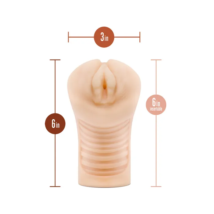 Male Sex Toys M Elite Soft and Wet Annabella Self Lubricating Masturbator Blush Novelties