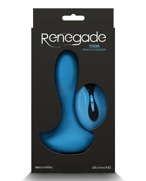 NS Novelties Anal Renegade Thor Teal Prostate Massager wRemote