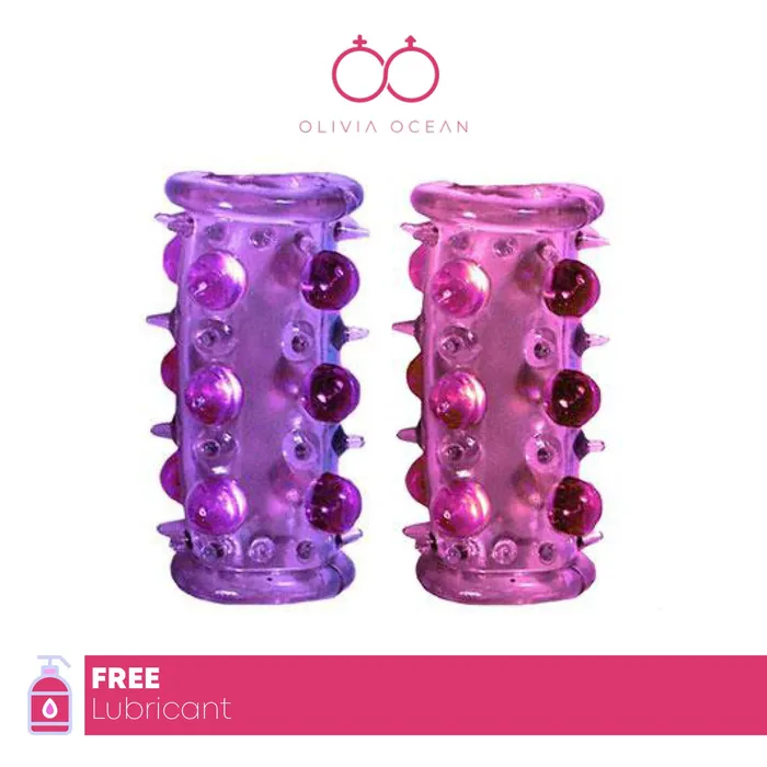 Olivia Ocean Men Enlarge Reusable condom Sheath Ribbed Stimulate ejaculation delay penis sleeve sex toy Male Sex Toys