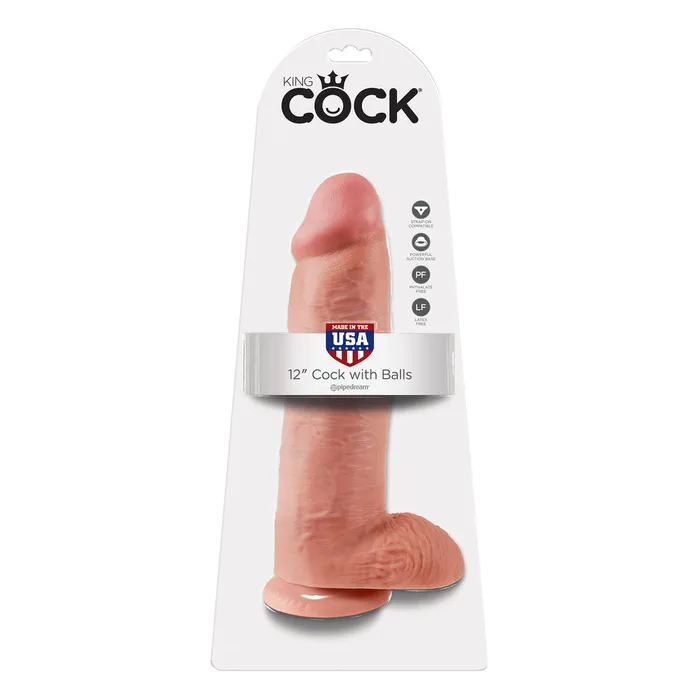 PipeDream Dildos 12 Inch Cock Dildo With Balls King Cock