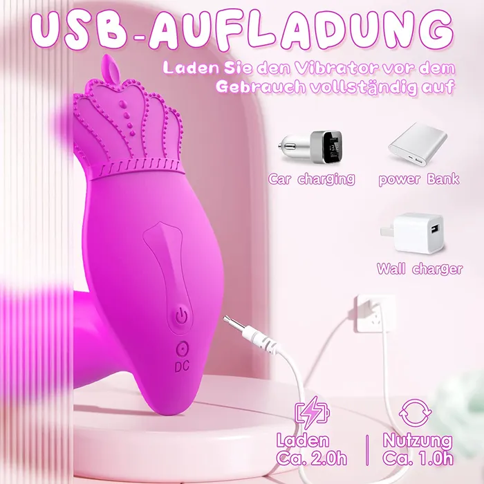 Tragbarer Dildo Vibrator mit APP und Bluetooth Leiser Butterfly Vibratoren fr Klitoris und GPunkt ANGELSX Female Sex Toys Tragbarer Dildo Vibrator mit APP und Bluetooth Leiser Butterfly Vibratoren fr Klitoris und GPunkt ANGELSX Female Sex Toys